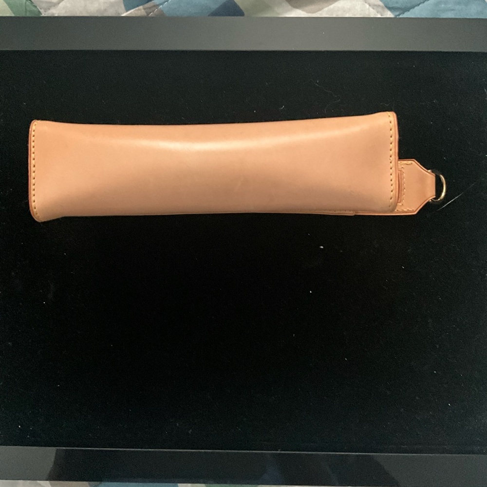 ❌SOLD❤️Louis Vuitton Vachetta Ambre Sac Pochette Clutch Wristlet - Picture 2 of 13